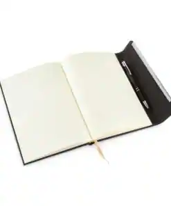 Caderno capa dura com fecho magnético