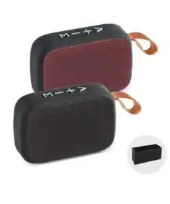 Caixa de som com microfone
