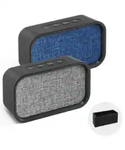 Caixa de som com microfone