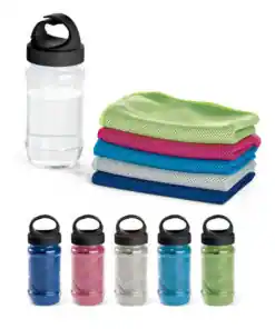 Toalha para esporte com squeeze