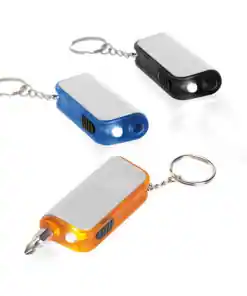 Chaveiro com LED e ferramenta