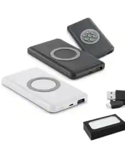 Bateria portátil e carregador wireless 4.000 mAh AZOFI