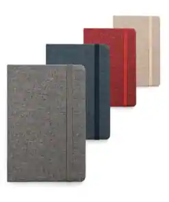 Caderno capa dura tipo moleskine