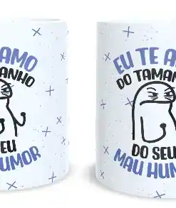Caneca "Eu te amo do tamanho do..."