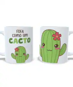 Caneca Cacto Amizade: Para os Amigos Mais Fofos