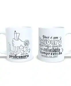 Caneca: "Capacitando Gerações Com Sabedoria"