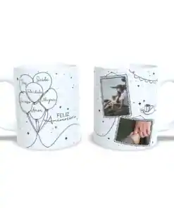 Caneca: " Balões da Felicidade, Saúde..."