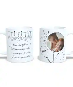 Caneca: "Que Não Falte Sorrisos"
