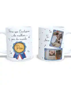 Caneca: "Para Uso Exclusivo do Melhor Pai do Mundo"
