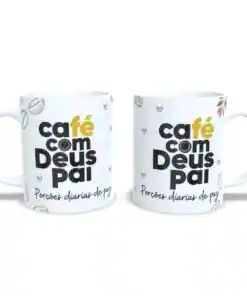 Caneca: Café Com Deus Pai