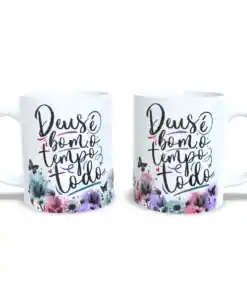 Caneca: Deus é Bom