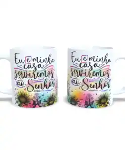 Caneca: Serviremos ao Senhor