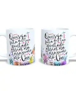 Caneca: Assim na Terra como no Céus