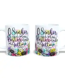 Caneca Cristã: O Senhor é Meu Pastor