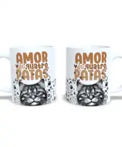 Caneca: Amor De Quatro Patas Cat
