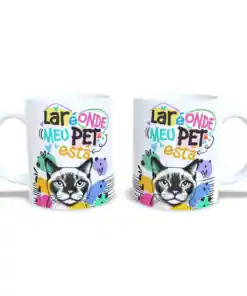 Caneca: Lar é Onde Meu Pet Está Cat
