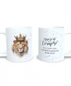 Caneca: Seja Forte e Corajoso!